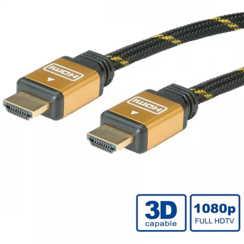 Cabo HDMI ROLINE GOLD HDMI M – HDMI M 15 m