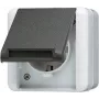 Caixa de encastrar tipo F JUNG 820 KIW