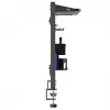 Divisória / organizador de secretária Ergo Office, carga máx. 10 kg, quadro branco, largura 1116 mm, preto, ER-301 B