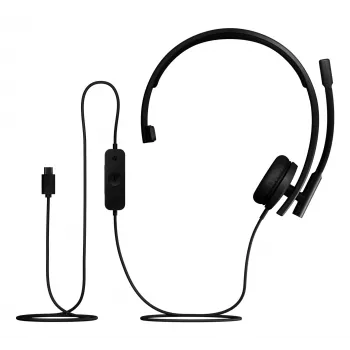 Logitech H570e - Headset - On-Ear - Com fios - USB-C - Certificado para Microsoft Teams (981-001427)