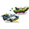 Conjunto de brincar LEGO City 60415 Carro de polícia e perseguição de muscle car — 213 peças, 2 minifiguras, idade 6+