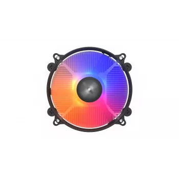 Dissipador de CPU KRUX Integrator RGB KRX0093 com ventoinha PWM de 120 mm, iluminação ARGB, 85 W TDP, suporte AM4