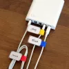 Abraçadeiras Label-the-cable LTC 2530 azul vermelho amarelo