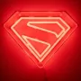 Luz néon LED de parede Paladone Superman PP14478SMTVN, placa decorativa de parede