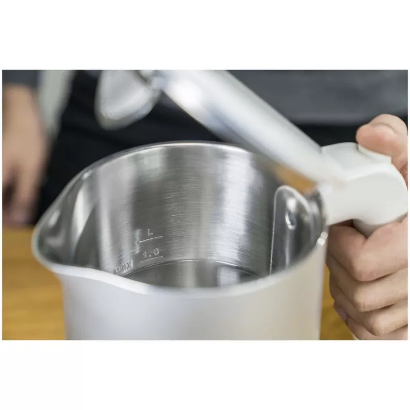 Chaleira elétrica ZWILLING 1 l 1850 W aço inoxidável, base 360°, função de manutenção de temperatura