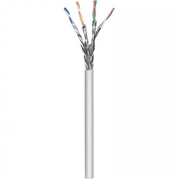 Cabo de rede GOOBAY 96093 Cat6 S/FTP (S-STP) cinzento 50 m
