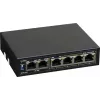 Switch de rede PULSAR Switch POE Pulsar S64 4 portas 2 Uplink