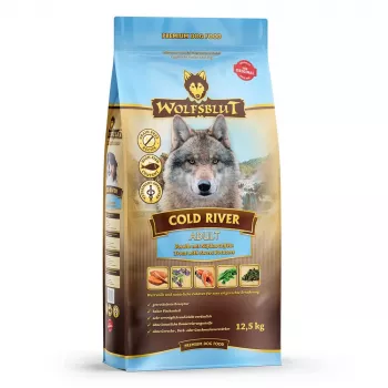 WOLFSBLUT Cold River Trout com Batata-doce - Alimento seco para cães - 12,5kg