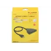 Comutador HDMI UHD Delock 3 x HDMI in > 1 x HDMI out 4K - comutador de vídeo/áudio - 3 x HDMI - desktop