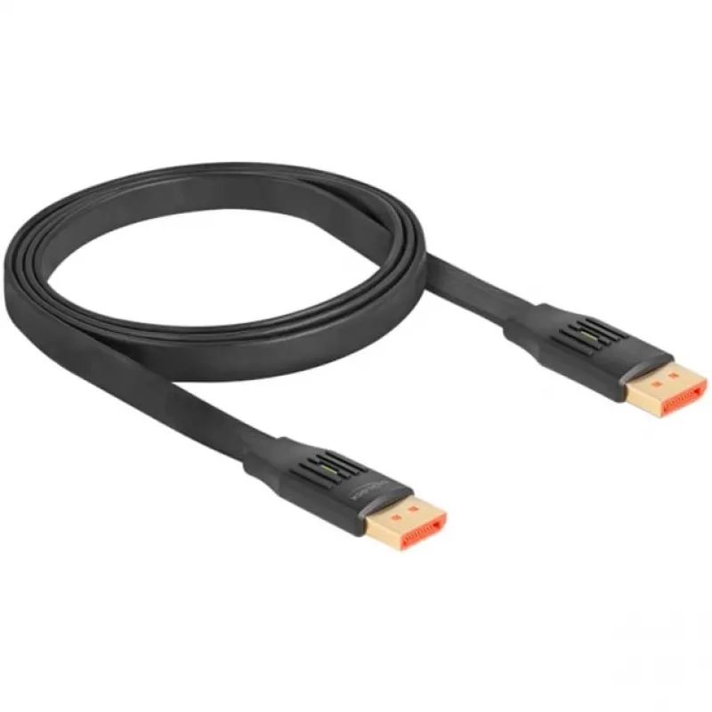 Cabo plano DisplayPort DeLOCK 8K 60 Hz 1 m