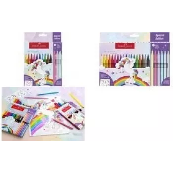 Marcador de fibra Faber-Castell 554221 multicolor 24 unid.