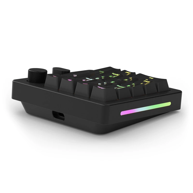 Numpad com fios/sem fios Triton Glorious GMMK Wireless Numpad — interruptores mecânicos Fox, preto