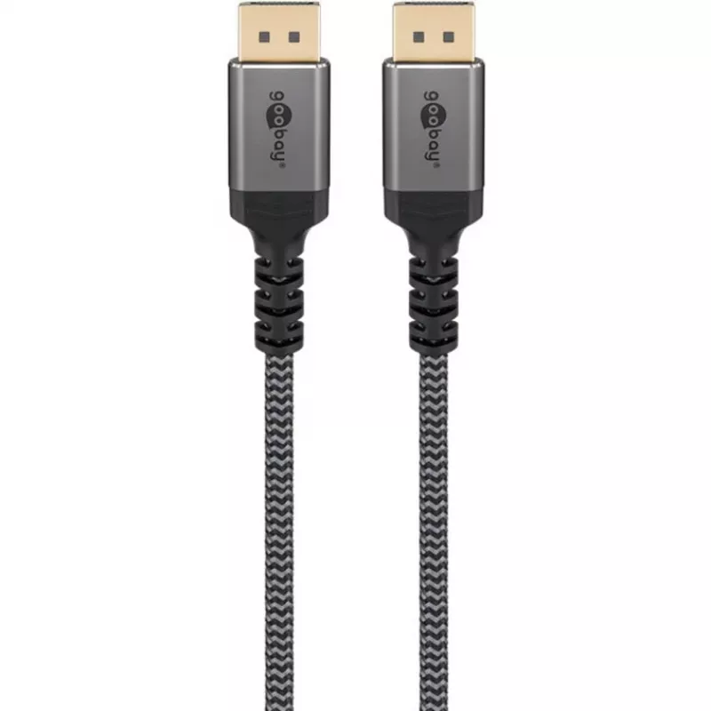 Cabo DisplayPort Goobay 2.0/2.1, 80 Gbit/s | 75685 | DisplayPort para DisplayPort