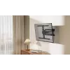 Suporte de parede para TV totalmente articulado GEMBIRD WM-90ST-02 para ecrãs de 43–90 polegadas, suporte articulado, VESA 100x200–600x400, capacidade de carga 50 kg
