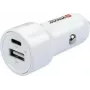 SKROSS Dual Car Charger 65W PD incl. cabo USB-C branco (SKCHCA0365WPDCN)
