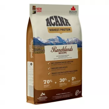 ACANA Highest Protein Ranchlands Dog - Alimento seco para cães - 6 kg