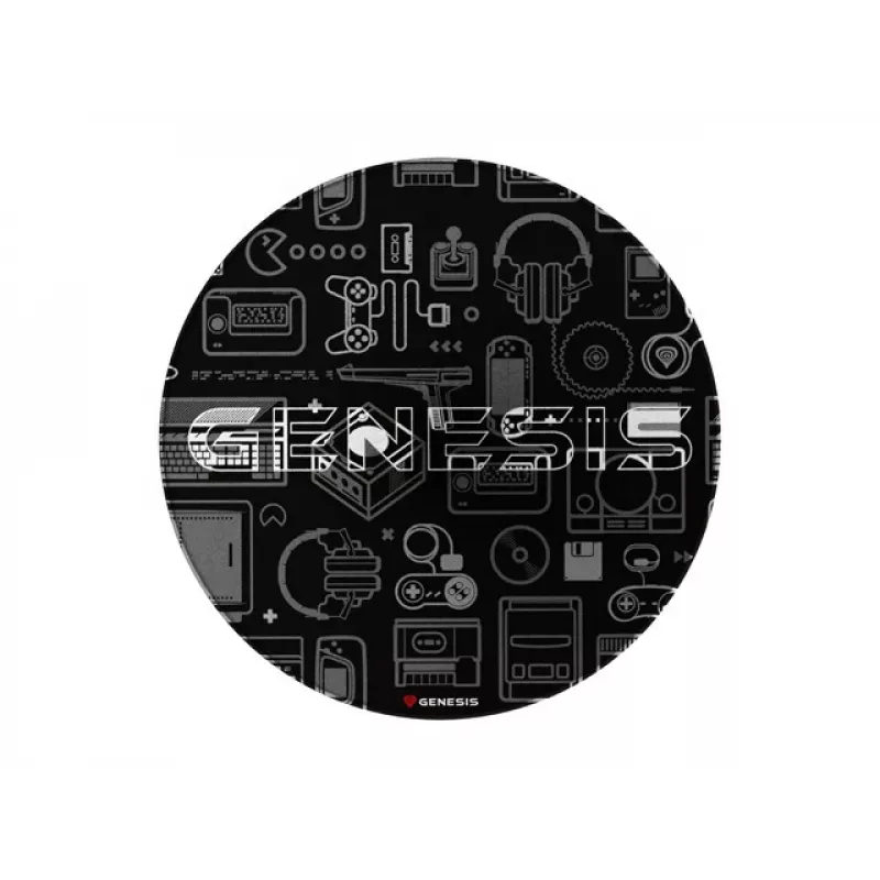 Tapete de proteção de pavimento GENESIS Tellur 300 Gear poliéster preto cinzento branco 1000 mm