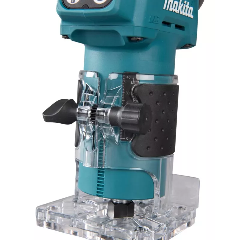 Fresadora de tupia sem escovas Makita DRT52Z 18V LXT 6 mm (1/4 inch) - máquina base