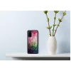 Capa de proteção iKins para Samsung Galaxy S20 – padrão flores aquáticas, preto