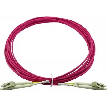 Cabo de fibra ótica BlueOptics FCKAB-OM4-C50-L-BO LC LC/UPC OM4 50 m rosa