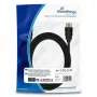 MediaRange - cabo HDMI com Ethernet - ficha HDMI para ficha HDMI - 3,0m - isolamento triplo - preto - redondo, suporte 4K (MRCS155)