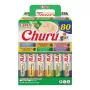 Petiscos de comida húmida para gatos INABA CHURU 80P frango e atum — 80 x 14 g tubos