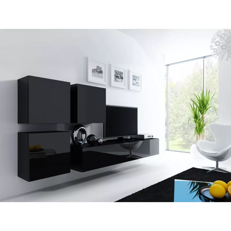 Suporte de TV Cama VIGO '180' 30/180/40 preto/preto brilhante