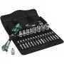 Wera Zyklop Speed 8100 SA 6 conjunto de roquete com pontas e chaves de caixa, 28 pcs.