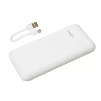 Powerbank portátil IBOX IPB10 10000 mAh, Li-Ion, Quick Charge 3.0, saídas USB-C e USB-A, 20W PD