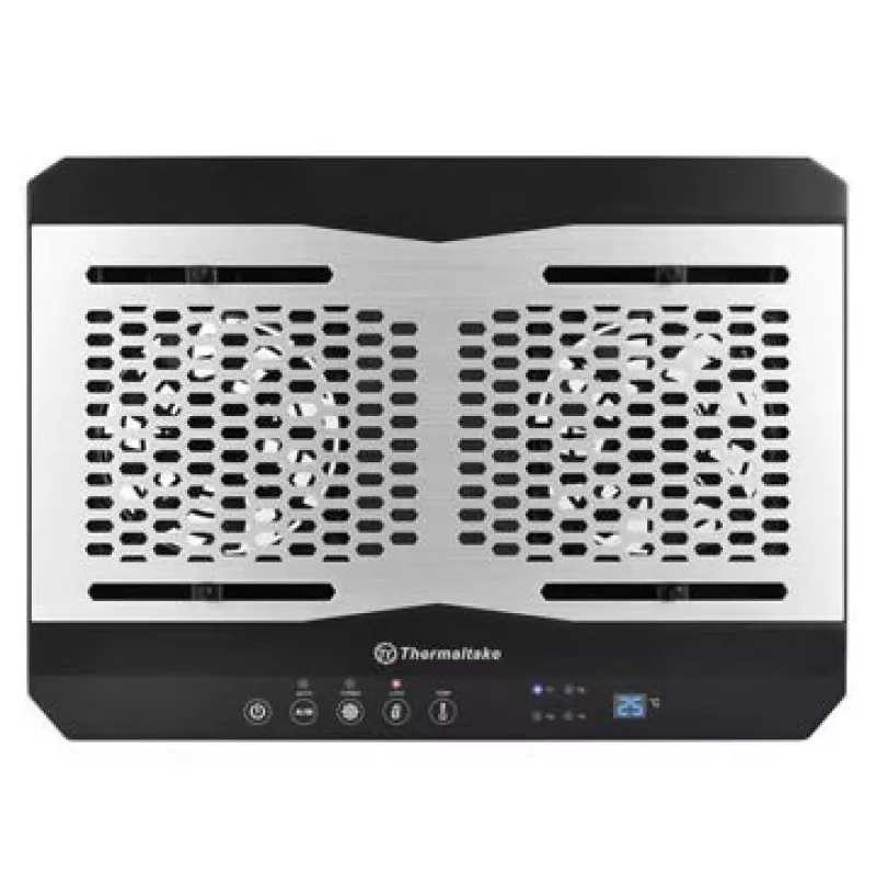 Thermaltake Massive TM Base de refrigeração para portátil, 2 ventoinhas de 120 mm, CL-N002-PL12BL-A