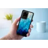 Capa de proteção iKins para Samsung Galaxy S20 Ultra, blue lake/preto