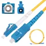 Cabo de patch Extralink LC/UPC-SC/UPC monomodo simplex G652D 1 m