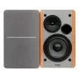 Sistema de altifalantes ativos de estante Edifier R1280T com controlo remoto e entradas RCA duplas - Brown Wood