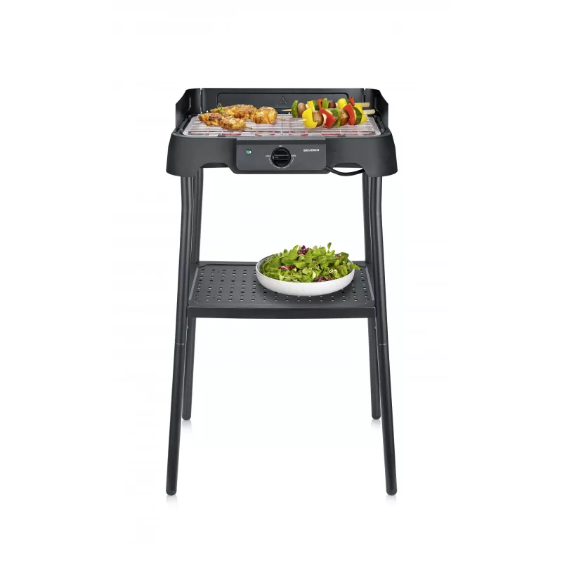 Grelhador elétrico de mesa SEVERIN PG 8594 — 2000 W, grelha retangular, preto