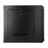 EXTRALINK LITE 6U 530X400 Armário de rack de parede preto com prateleira