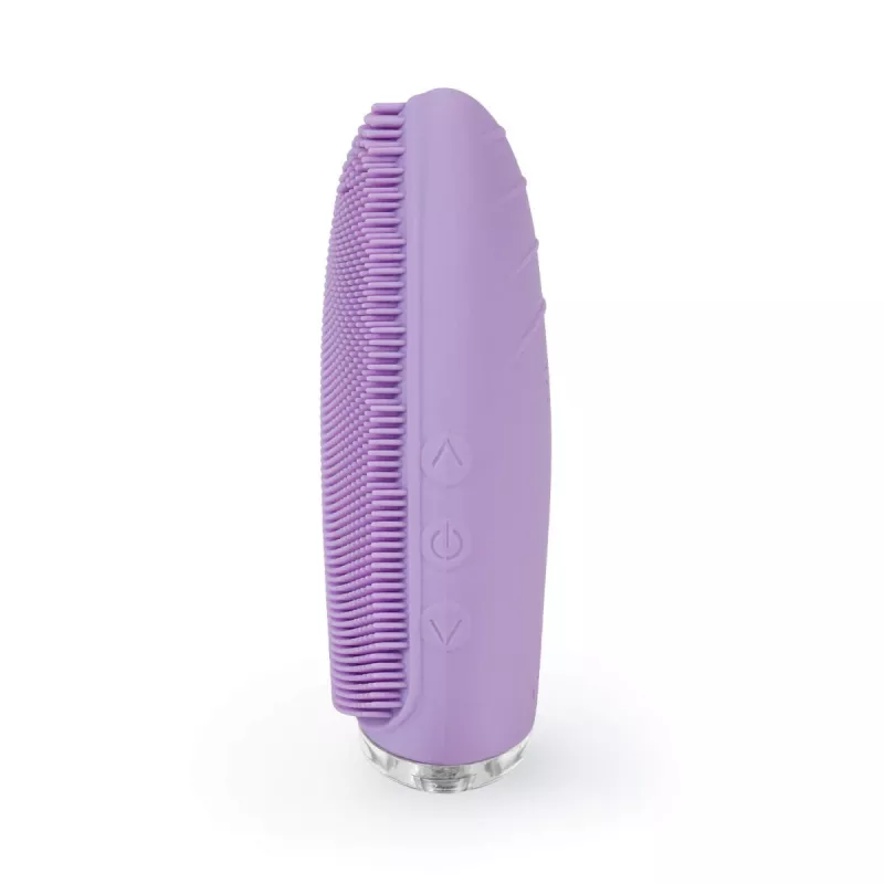 Escova facial vibratória Silk'n Bright roxa alimentação por rede/pilhas para todos os tipos de pele