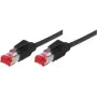 Tecline 718015S cabo de rede Ethernet preto