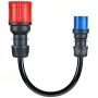 go-e adaptador Gemini flex 22 kW para CEE azul 16 A – Preto – reto – reto – IP55 – 22 kW – 16 A