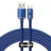 Cabo Baseus Crystal Shine USB para USB-C, 100W, 2m (azul)