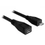 Cabo USB DeLOCK 83248 USB 2.0 1 m Micro-USB B preto
