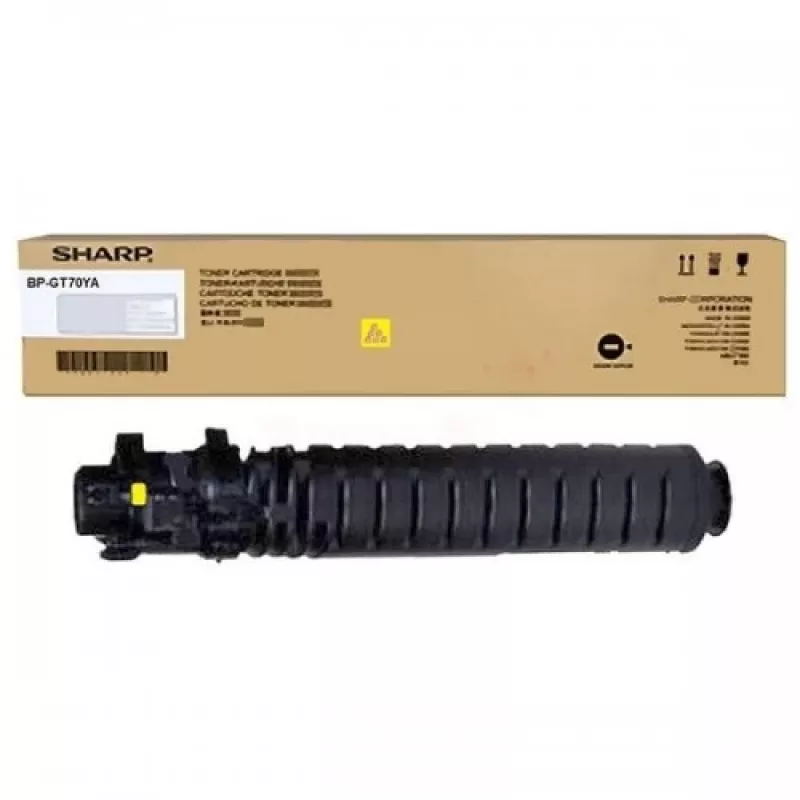 Cartucho de toner Sharp BPGT70YA 1 unid. original amarelo