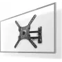 Nedis TVWM1530BK - 100 x 100 mm - 400 x 400 mm - 0 - 20° - 180° - Acrilonitrilo-butadieno-estireno (ABS) - Aço - preto (TVWM1530BK)