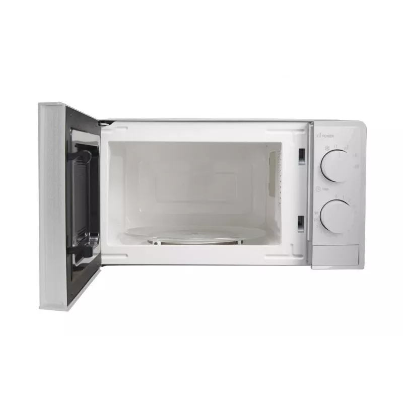 Esperanza ESTOFADO EKO011W micro-ondas solo, de bancada, 20 l, 700 W, 5 níveis de potência, prato rotativo de 24,5 cm, branco