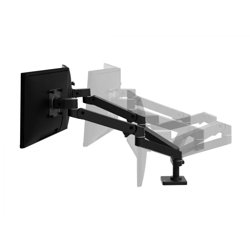 Ergotron LX Pro - kit de montagem (braço duplo) - modular - para 2 ecrãs LCD - lado a lado - alumínio - preto - tamanho do ecrã: até 68,6 cm (até 27 polegadas) (45-686-292)