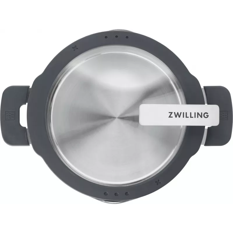 ZWILLING conjunto de panelas em aço inoxidável SIMPLIFY 5 peças – adequado para máquina de lavar louça e forno, tampa de vidro, adequado para placas cerâmicas