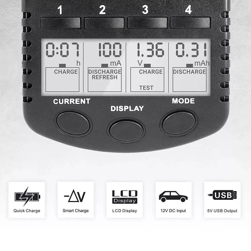 CARREGADOR DE BATERIA NC-1000 PLUS