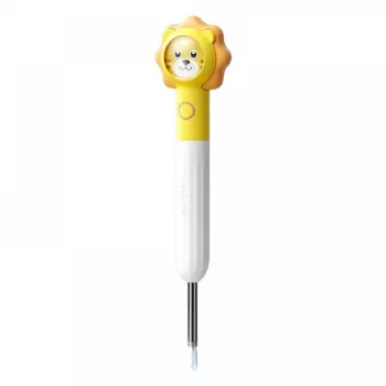 Limpador de ouvidos visual Xlife Q3 com câmara e luz LED, amarelo