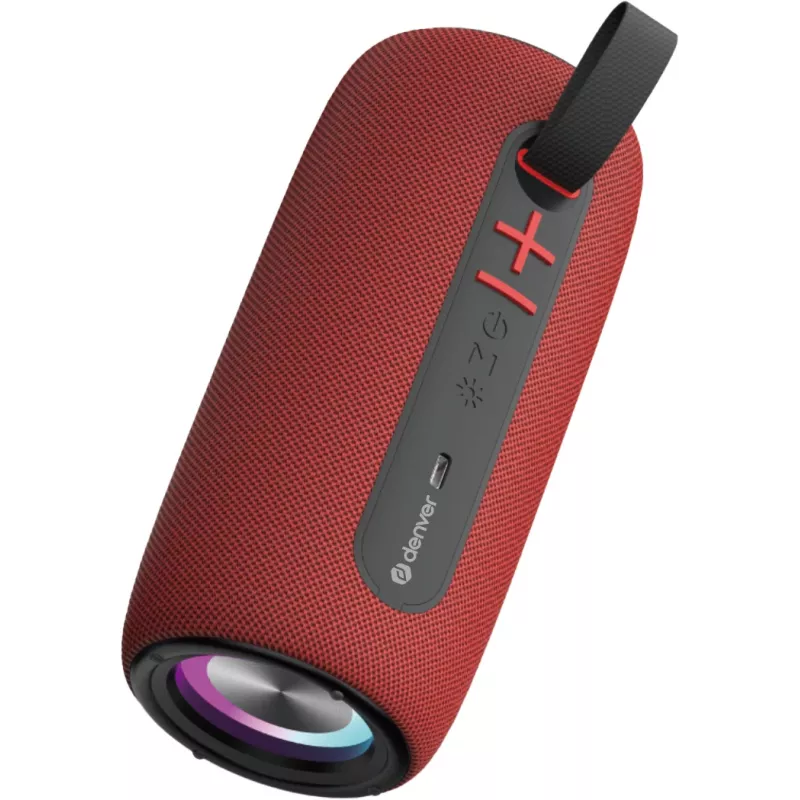 Altifalante Bluetooth RGB Denver BTL-360BD 2x50W bordô