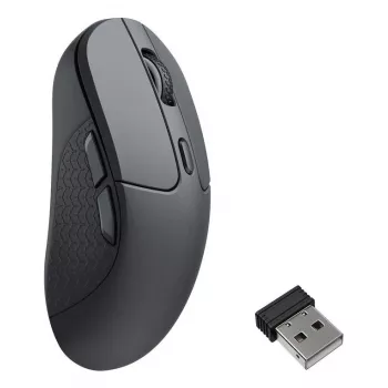Rato sem fios ambidestro Keychron M3-A23 — Bluetooth + USB-C, Track-on-Glass (TOG), 30000 DPI, 5 botões, preto