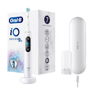 Escova de dentes elétrica Oral-B iO9 iOM9.1A1.1AD branca